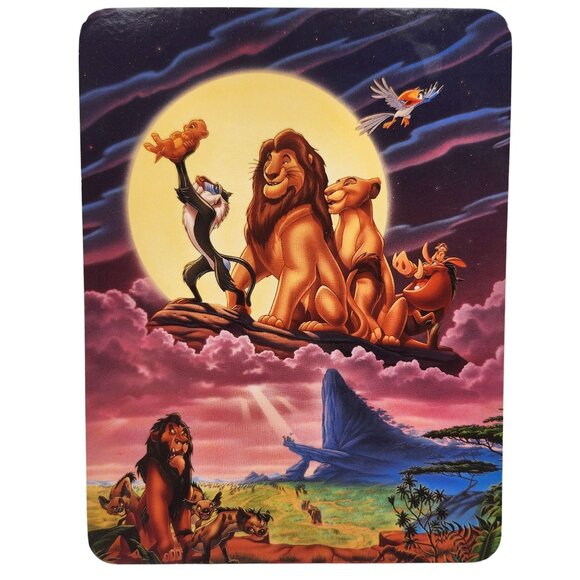 1990s Vintage Disneyland The Lion King Jumbo 5x7 Postcard Pride Rock - Picture 1 of 2